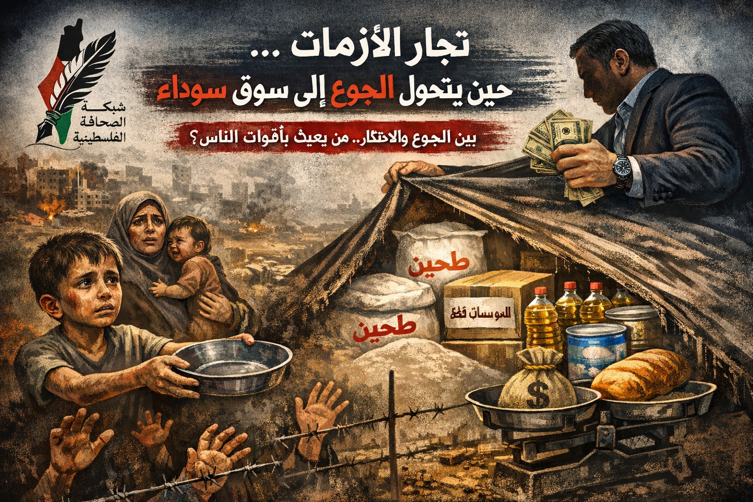 تجار الأزمات… حين يتحول الجوع إلى سوق سوداء